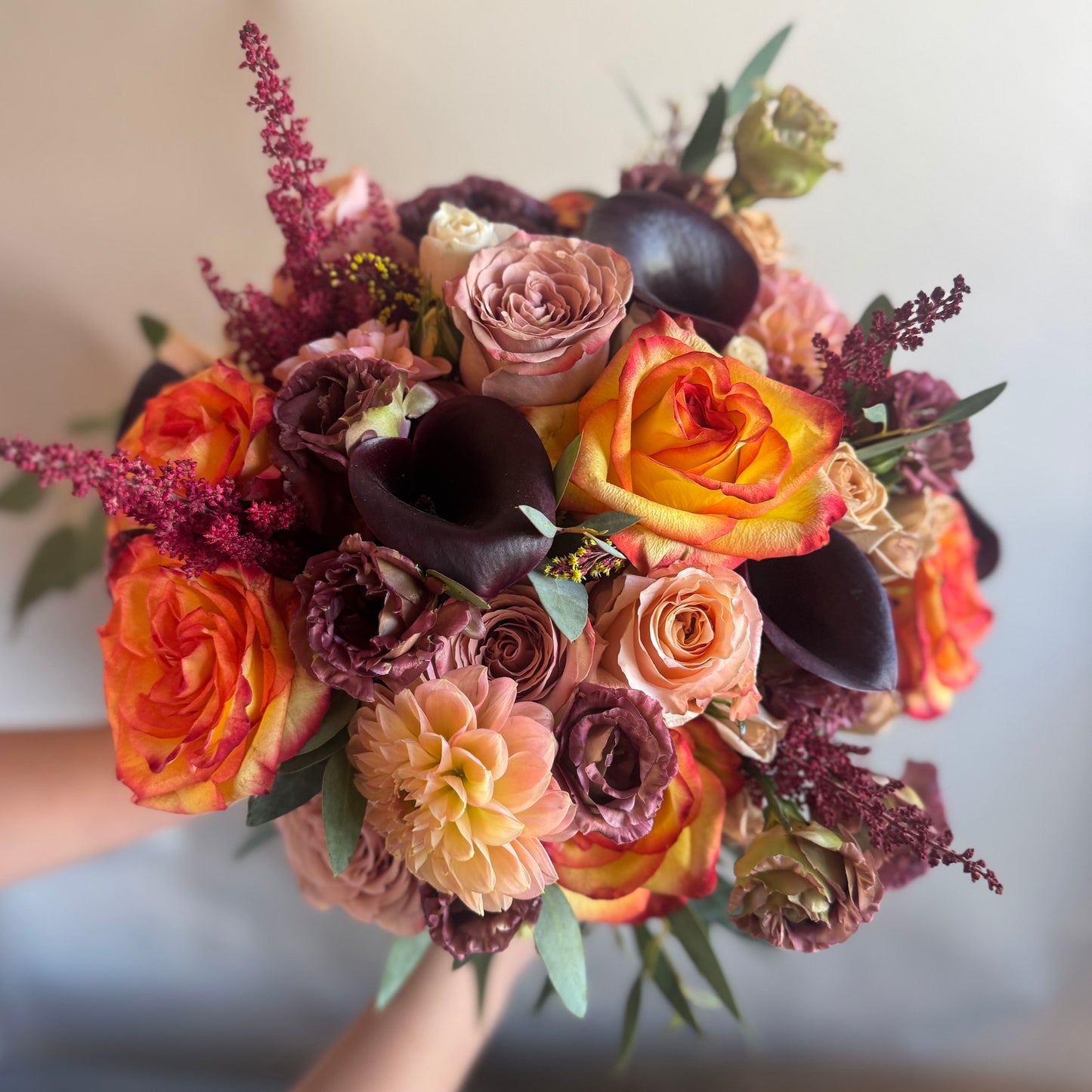Rustic Rose Bridal Bouquet