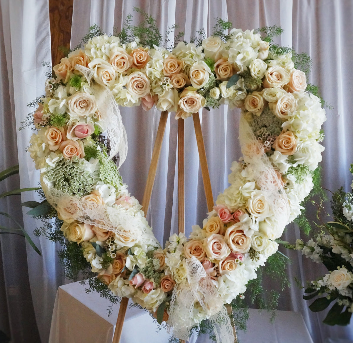 Heartfelt Peace Heart Wreath