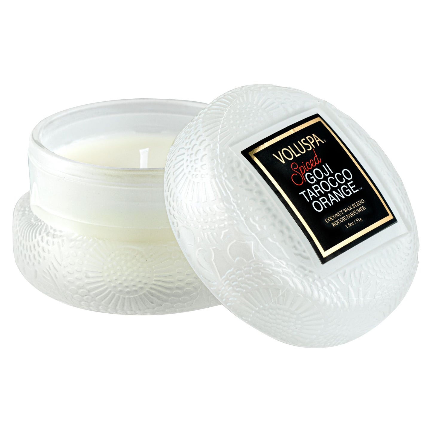 Voluspa Spiced Goji Torocco Orange Macaron Candle