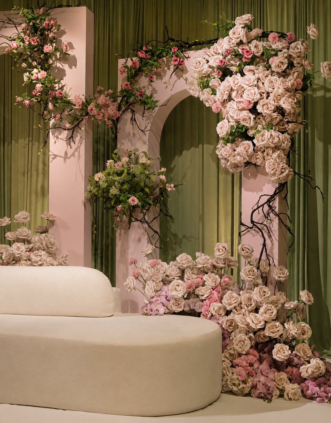 Modern Garden Statement Wall
