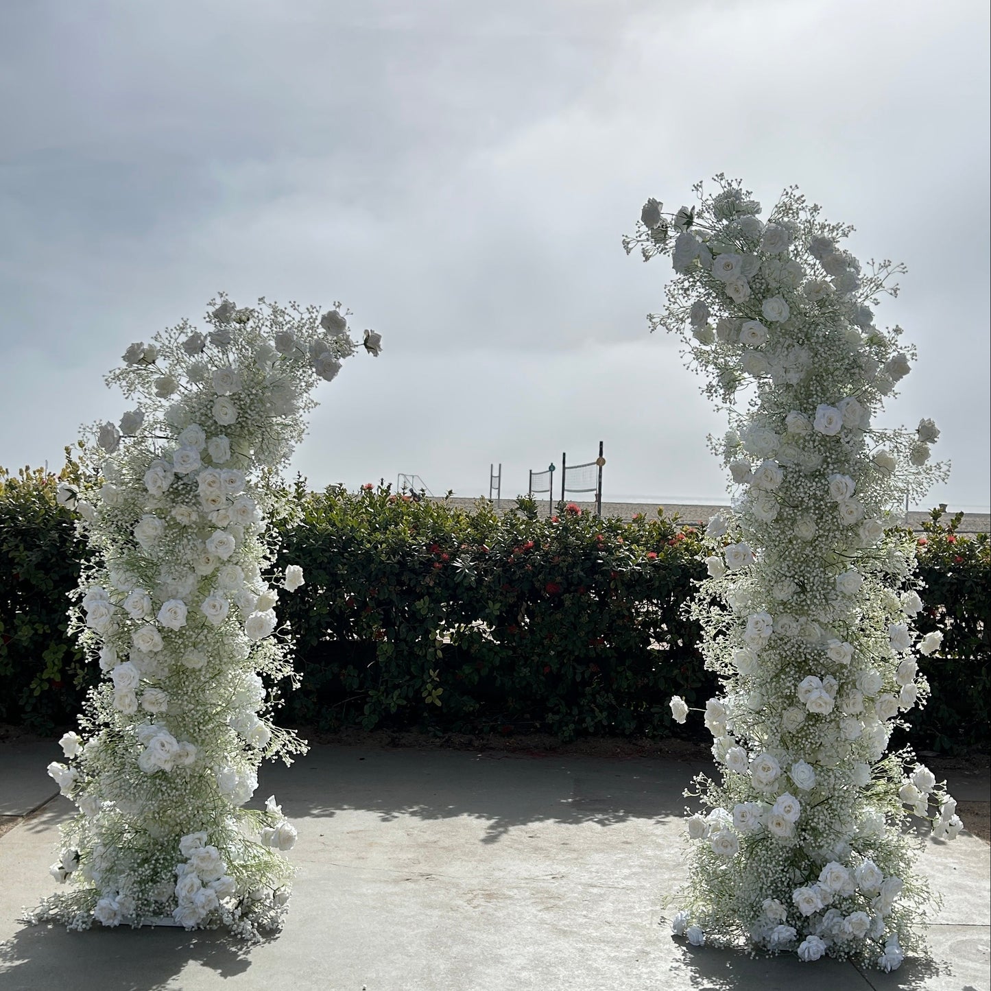 White Split Arch