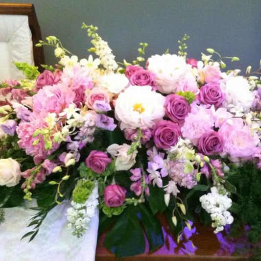 Tender Serenity Casket Spray