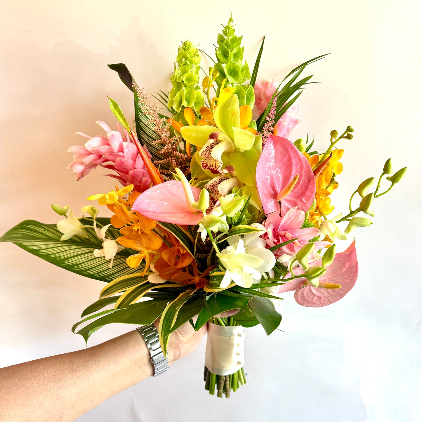 Tropical Sunset Bridal Bouquet