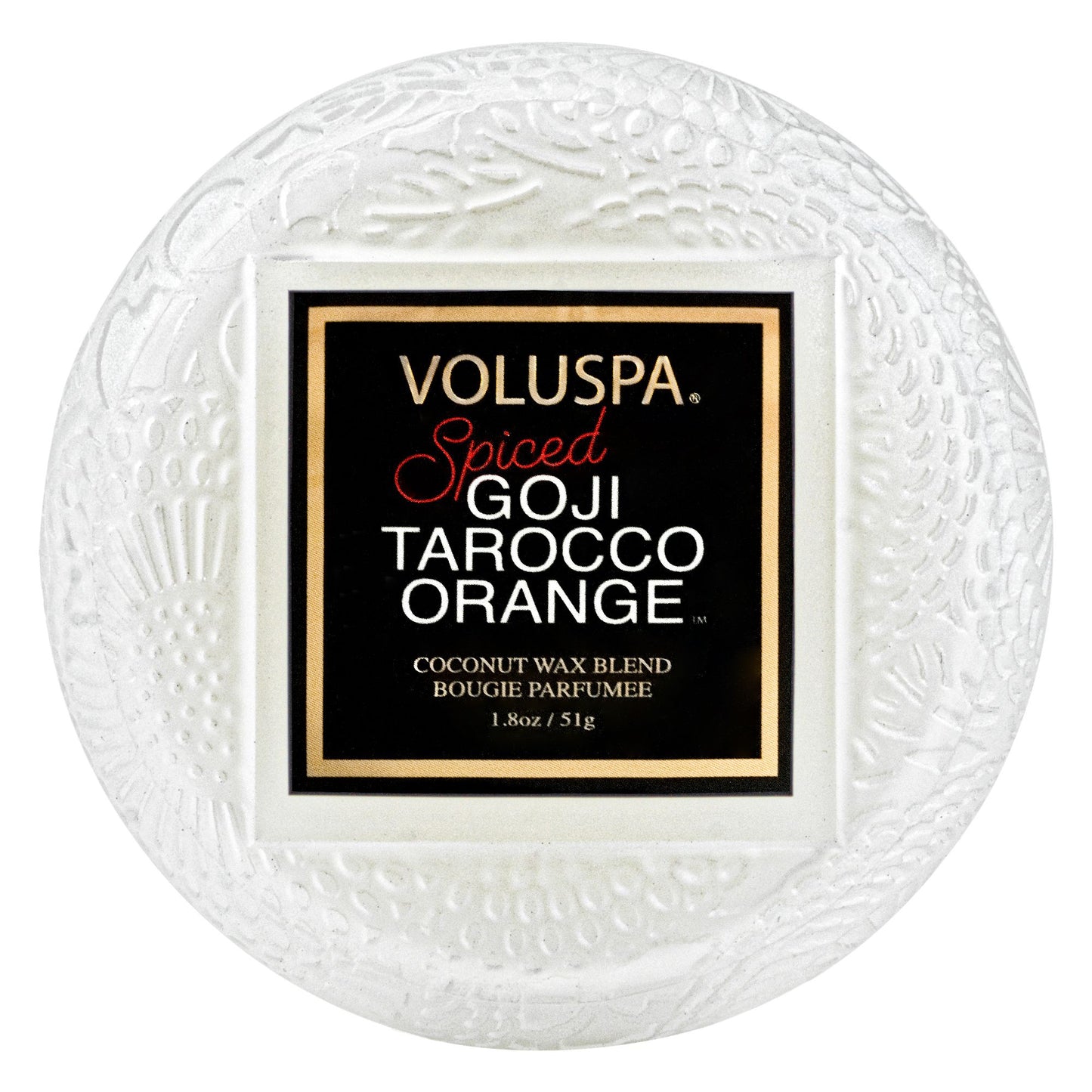 Voluspa Spiced Goji Torocco Orange Macaron Candle